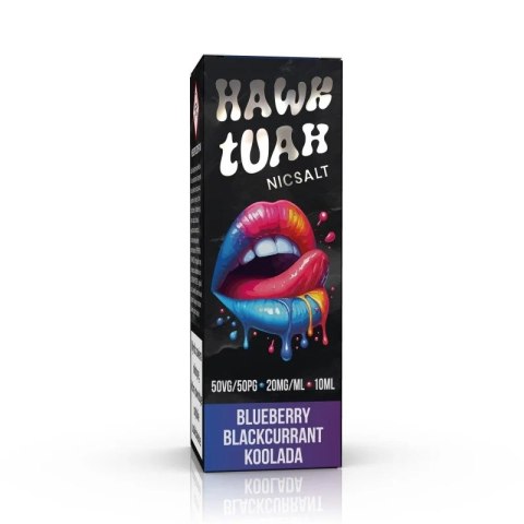Liquid HAWK TUAH Salt 10ml - Blueberry Blackcurrant Koolada 20mg (A25)