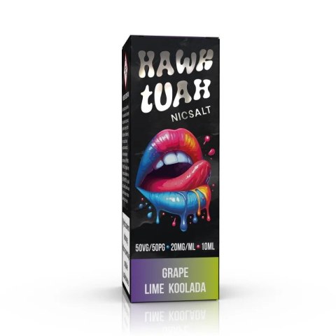 Liquid HAWK TUAH Salt 10ml - Grape Lime Koolada 20mg (A25)