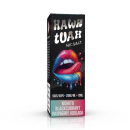 Liquid HAWK TUAH Salt 10ml - Mohito Blackcurrant Raspberry Koolada 20mg (A25)