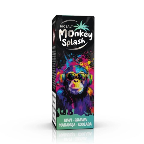 Liquid Monkey Splash Salt - Kiwi Guawa Marakuja Koolada 20mg (A25)