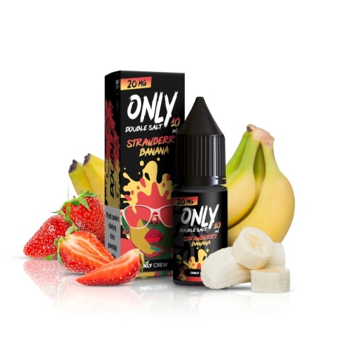 Liquid Only Double Salt 10ml - Strawberry Banana 20mg (A25) Liquid Only Double Salt 10ml - Strawberry Banana 20mg (A25)