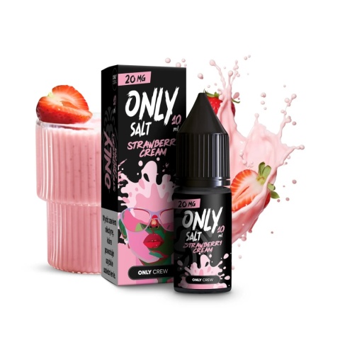 Liquid Only Salt 10ml - Strawberry Cream 20mg (A25) Liquid Only Salt 10ml - Strawberry Cream 20mg (A25)