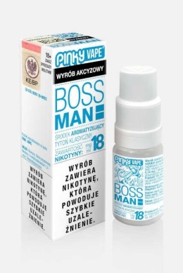 Liquid Pinky Vape - Bossman 12mg 10ml (A25)