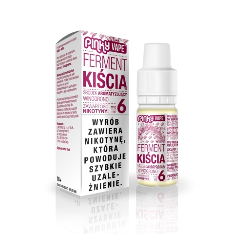 Liquid Pinky Vape - Ferment Kiścia 6mg 10ml (A25) Liquid Pinky Vape - Ferment Kiścia 6mg 10ml (A25)