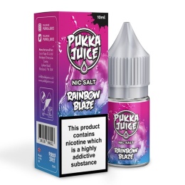 Liquid Pukka Juice 10ml - Rainbow Blaze 20mg salt (A25)