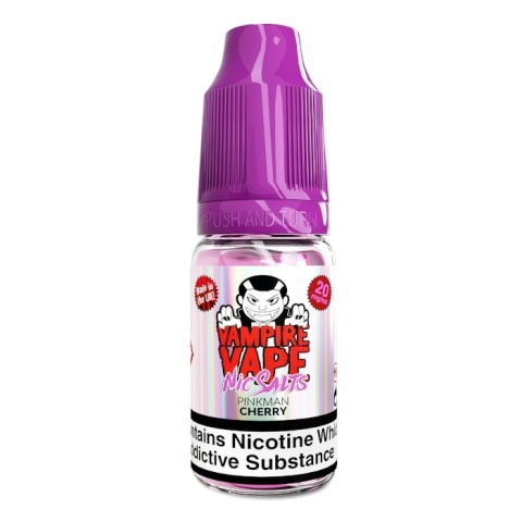 Liquid Vampire Vape Salt 10 ml 20mg - Pinkman Cherry (A25) Liquid Vampire Vape Salt 10 ml 20mg - Pinkman Cherry (A25)