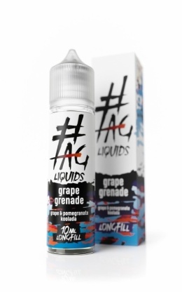 Longfill Hasztag TAG 10/60ml - Grape Granade (A25)