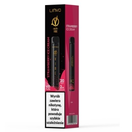 VBar Vibe - Strawberry Ice Cream - 20mg - 600 puffs (A25)