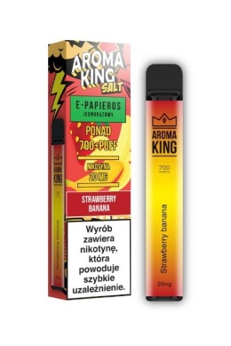 Aroma King Comic 700 - Banan Truskawka Ice / Strawberry Banana Ice 20mg (A25)