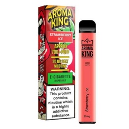 Aroma King Comic 700 - Chłodna Truskawka / Strawberry Ice 20mg (A25)