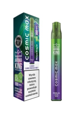 Aroma King Cosmic Max - Blackcurrant Mint - 999+ puffs 20mg (A25)