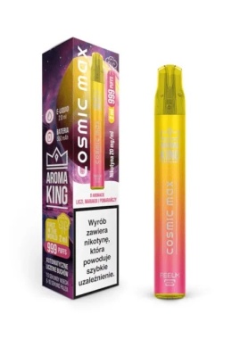 Aroma King Cosmic Max - Lychee Passion Fruit Orange - 999+ puffs 20mg (A25)