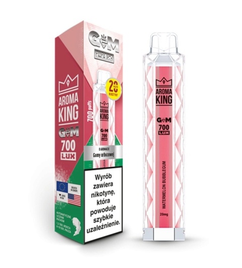 Aroma King GEM LUX 700 20mg - Watermelon Bubblegum (A25) Aroma King GEM LUX 700 20mg - Watermelon Bubblegum (A25)