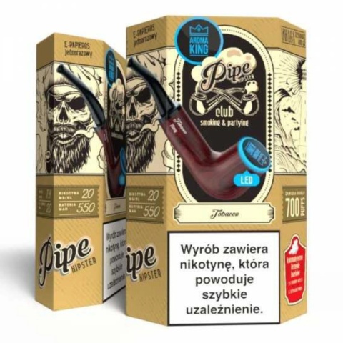Aroma King Pipe Ray 700+ 20mg Salt - Tobacco (A25)