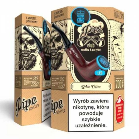 Aroma King Pipe Ray 700+ 20mg Salt - White Coffee (A25)