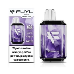 Dinner Lady FUYL - Blueberry Ice - 600 puffs 20 MG (A25)