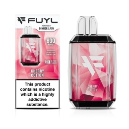 Dinner Lady FUYL - Cherry Cotton - 600 puffs 20 mg (A25)