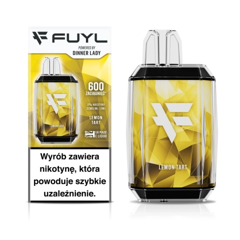 Dinner Lady FUYL - Lemon Tart - 600 puffs 20 MG (A25)