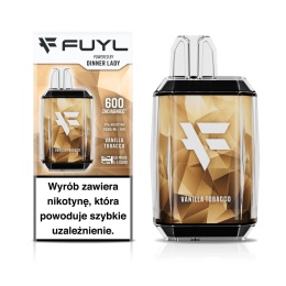 Dinner Lady FUYL - Vanilla Tobacco - 600 puffs 20 MG (A25)