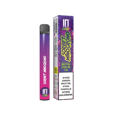 ID CORE 600-800 Puffs 20mg - Sorbet Winogrono (A25) ID CORE 600-800 Puffs 20mg - Sorbet Winogrono (A25)