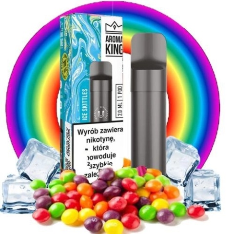 Kartridż Wkład Aroma King Pod - Skiddles ice (A25) Kartridż Wkład Aroma King Pod - Skiddles ice (A25)