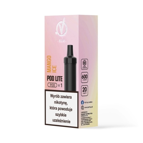 Kartridż Wkład Cubo Pod 20mg 2ml - Mango Ice (A25)