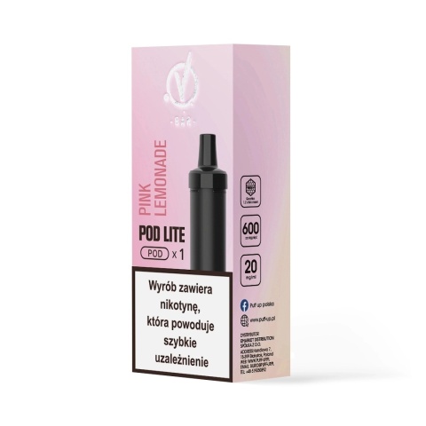 Kartridż Wkład Cubo Pod 20mg 2ml - Pink Lemonade (A25) Kartridż Wkład Cubo Pod 20mg 2ml - Pink Lemonade (A25)