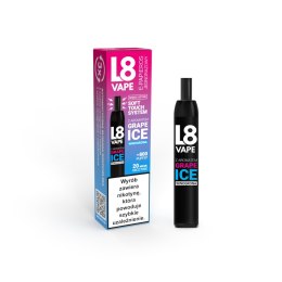 L8 Vape 800puff 20mg - Grape Ice (A25)