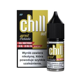 Liquid Chill Out Salt 10ml - Agrest Truskawka Ice 20mg (A25)