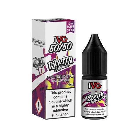 Liquid IVG 50/50 10ml - Riberry Lemonade 18mg (A25) Liquid IVG 50/50 10ml - Riberry Lemonade 18mg (A25)