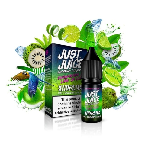 Liquid Just Juice Salt 10ml - Guanabana & Ice on Lime 20mg (A25)