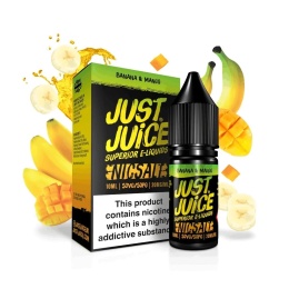 Liquid Just Juice Salt 10ml - Iconic Banana & Mango 20mg (A25)