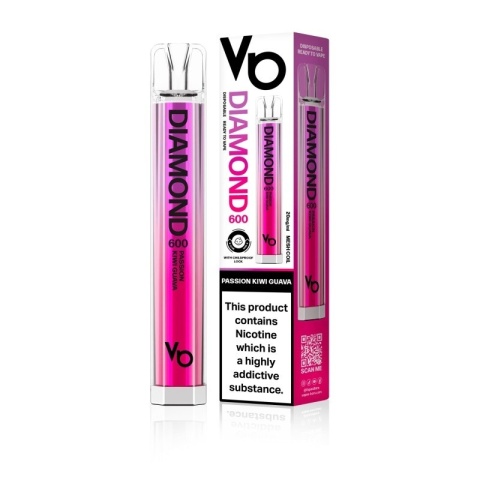 Vapes Bars Diamond 600 - Passion Kiwi Guava (A25)