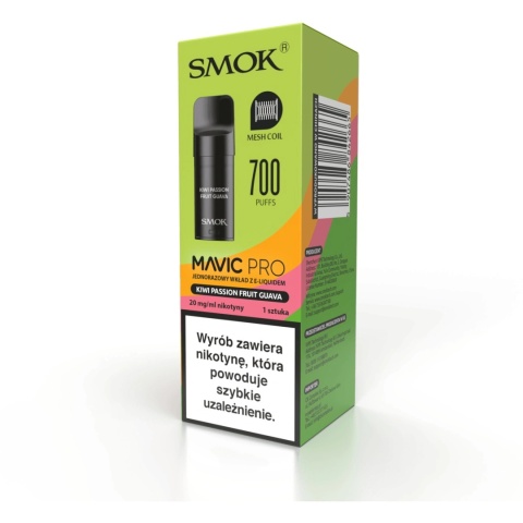 Wkład Smok Mavic PRO 2ml - Kiwi Passion Fruit Guava (A25) Wkład Smok Mavic PRO 2ml - Kiwi Passion Fruit Guava (A25)