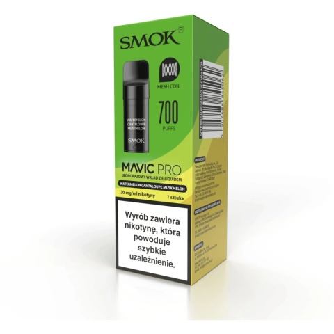 Wkład Smok Mavic Pro 2ml - Watermelon Cantaloupe Muskmelon 20mg (A25) Wkład Smok Mavic Pro 2ml - Watermelon Cantaloupe Muskmelon 20mg (A25)
