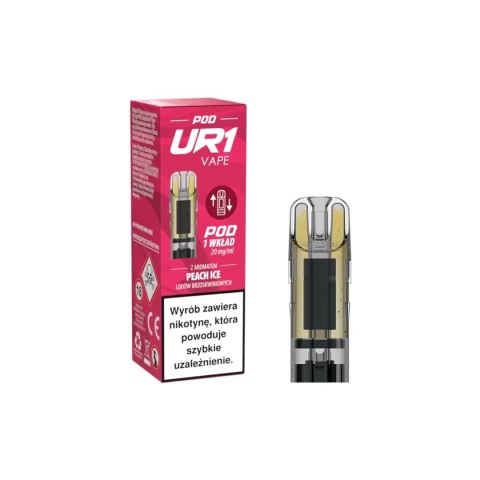 Wkład UR1 Vape 20mg - Peach Ice (A25) Wkład UR1 Vape 20mg - Peach Ice (A25)