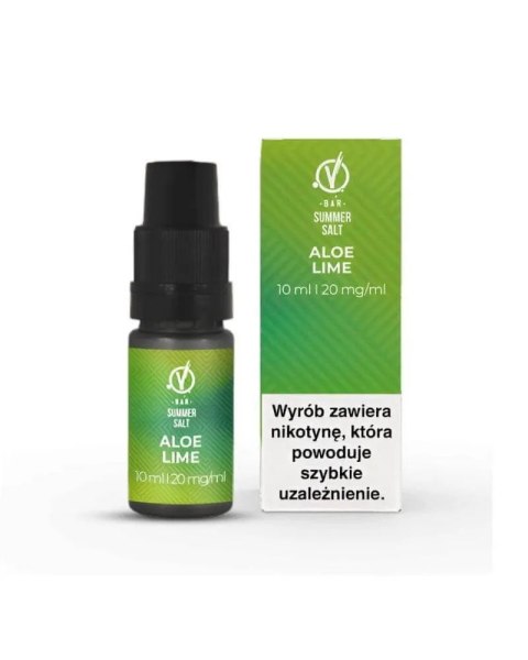 Liquid VBar Salt 10ml - Aloe Lime 20mg (A25) Liquid VBar Salt 10ml - Aloe Lime 20mg (A25)