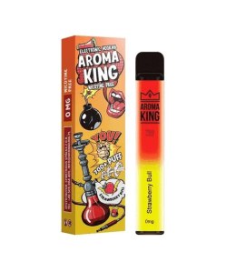 Aroma King Hookah 700+ 0mg - Strawberry Bull