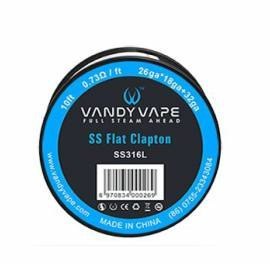 Drut - Vandy Vape - Flat Clapton wire -10ft 0,73ohm 26ga*18ga+32ga (3m) Drut - Vandy Vape - Flat Clapton wire -10ft 0,73ohm 26ga*18ga+32ga (3m)
