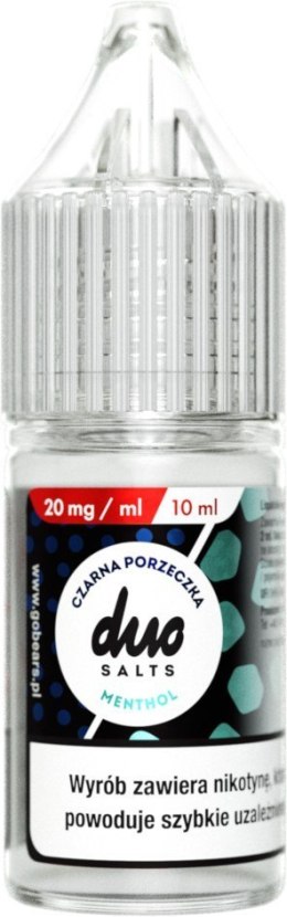 Liquid Duo SALTS 10ml - Czarna Porzeczka Menthol 20mg