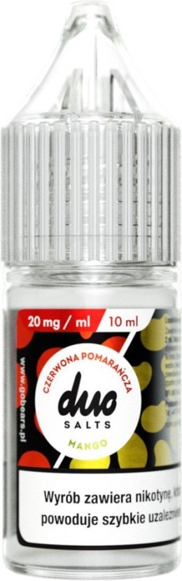 Liquid Duo SALTS 10ml - Czerwona Pomarańcz Mango 20mg