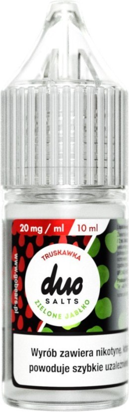 Liquid Duo SALTS 10ml - Truskawka Zielone jabłko 20mg