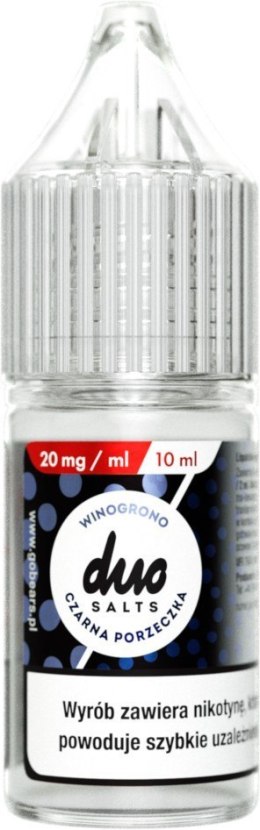 Liquid Duo SALTS 10ml - Winogrono Czarna Porzeczka 20mg