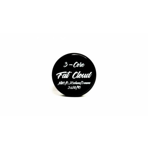 Grzałka Fat Cloud - 3 Core Fused Clapton Ni80 0.20ohm Grzałka Fat Cloud - 3 Core Fused Clapton Ni80 0.20ohm